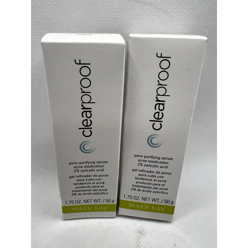 2 Mary Kay ClearProof PORE PURIFYING SERUM 1.75oz Acne Prone Skin expired